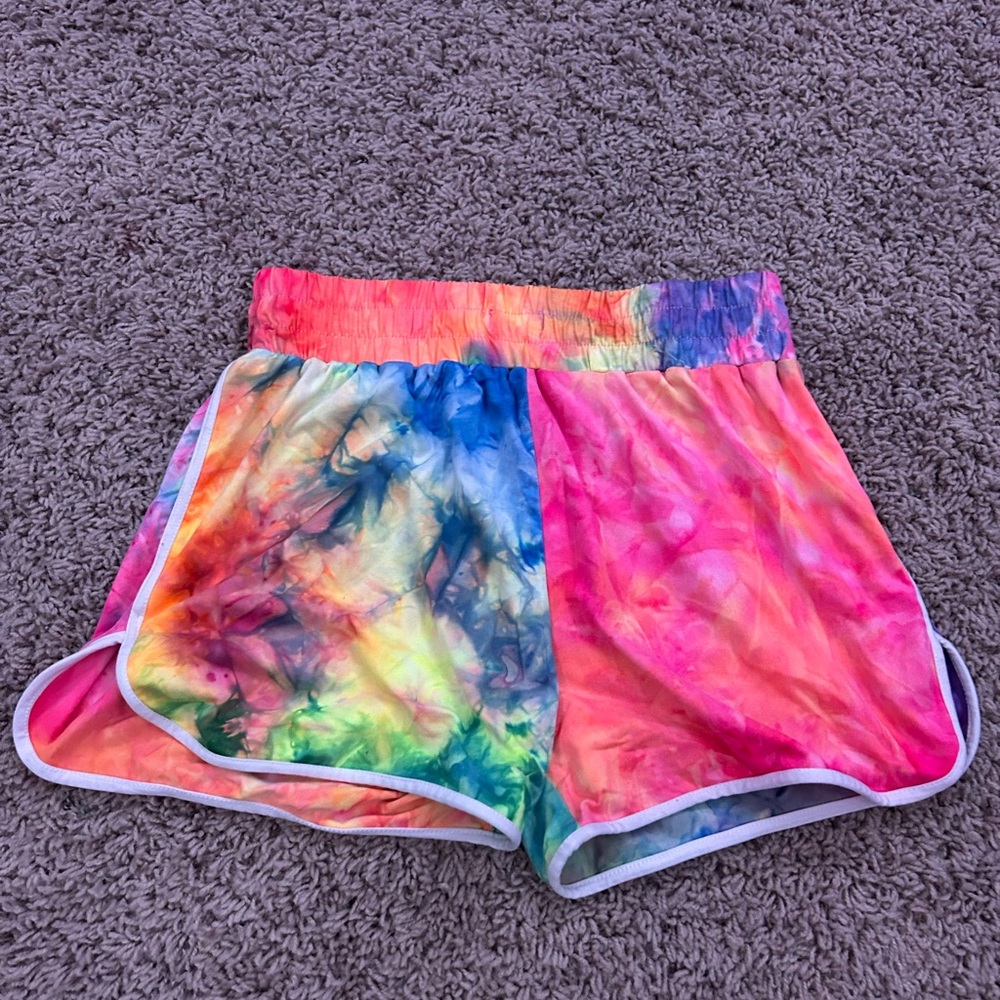 Vibrant Tie-Dye Women's Shorts